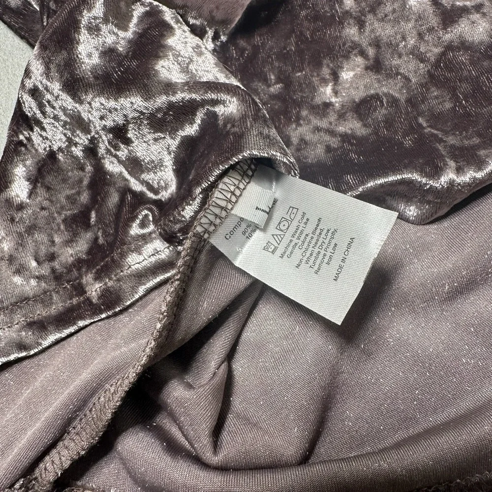 Velvet Bodycon Dress M L‎ Silver Purple Y2K Corset Back Pop Iconic Party Dress